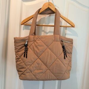 Anthropologies- Urban Fit by Urban Expression - Light Quilted Puffer Tote